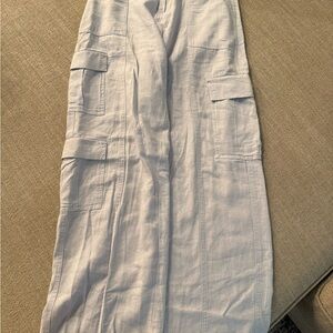 Aeropostale Light Blue Cargo Pants - Linen